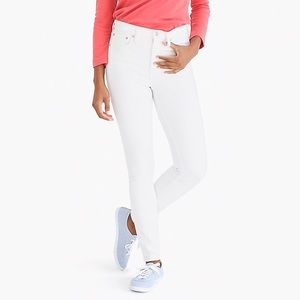 J. Crew Mercantile Factory 10” white skinny jeans